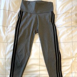 Gray adidas leggings size M